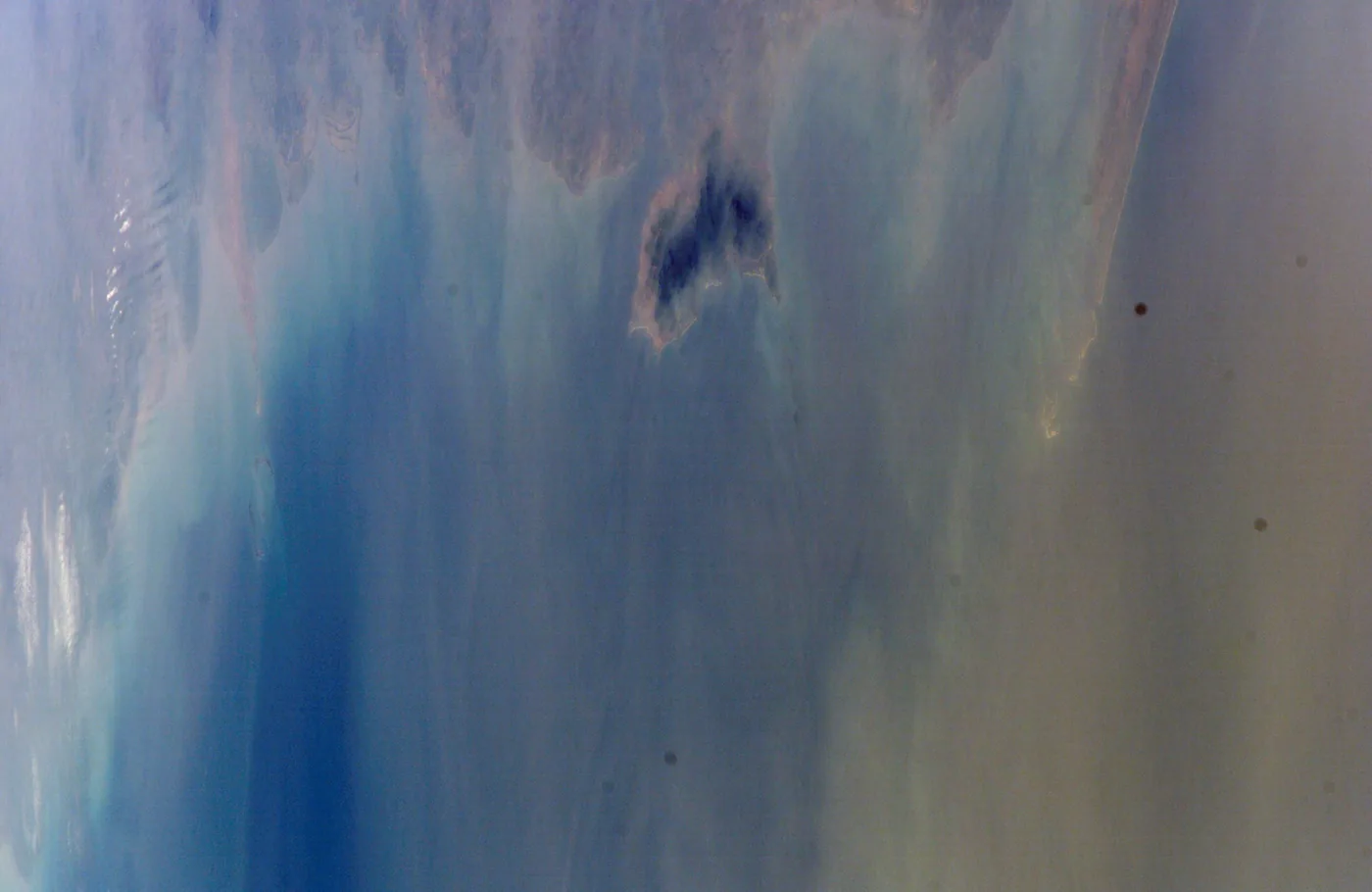 Sediment patterns in the coastal waters of Sierra Leone seen from the Space Shuttle